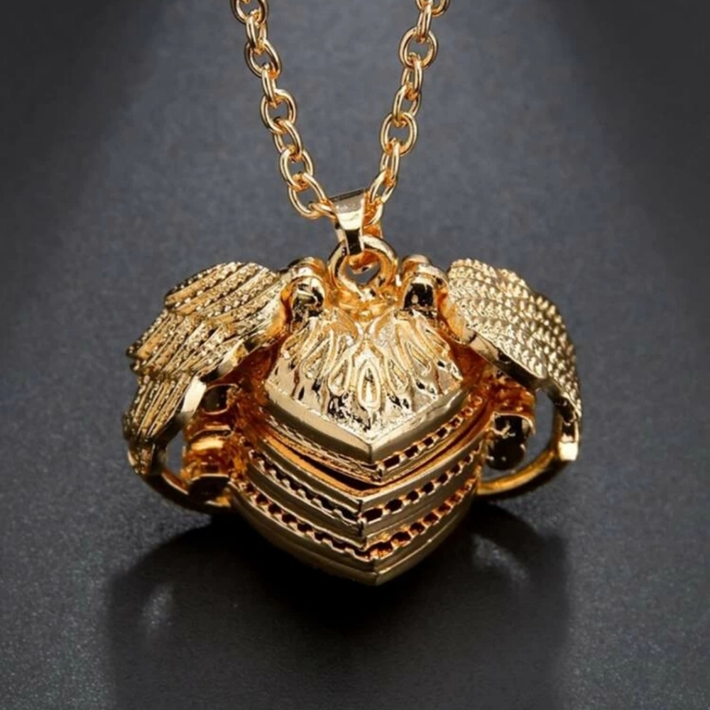 Photo charm necklace